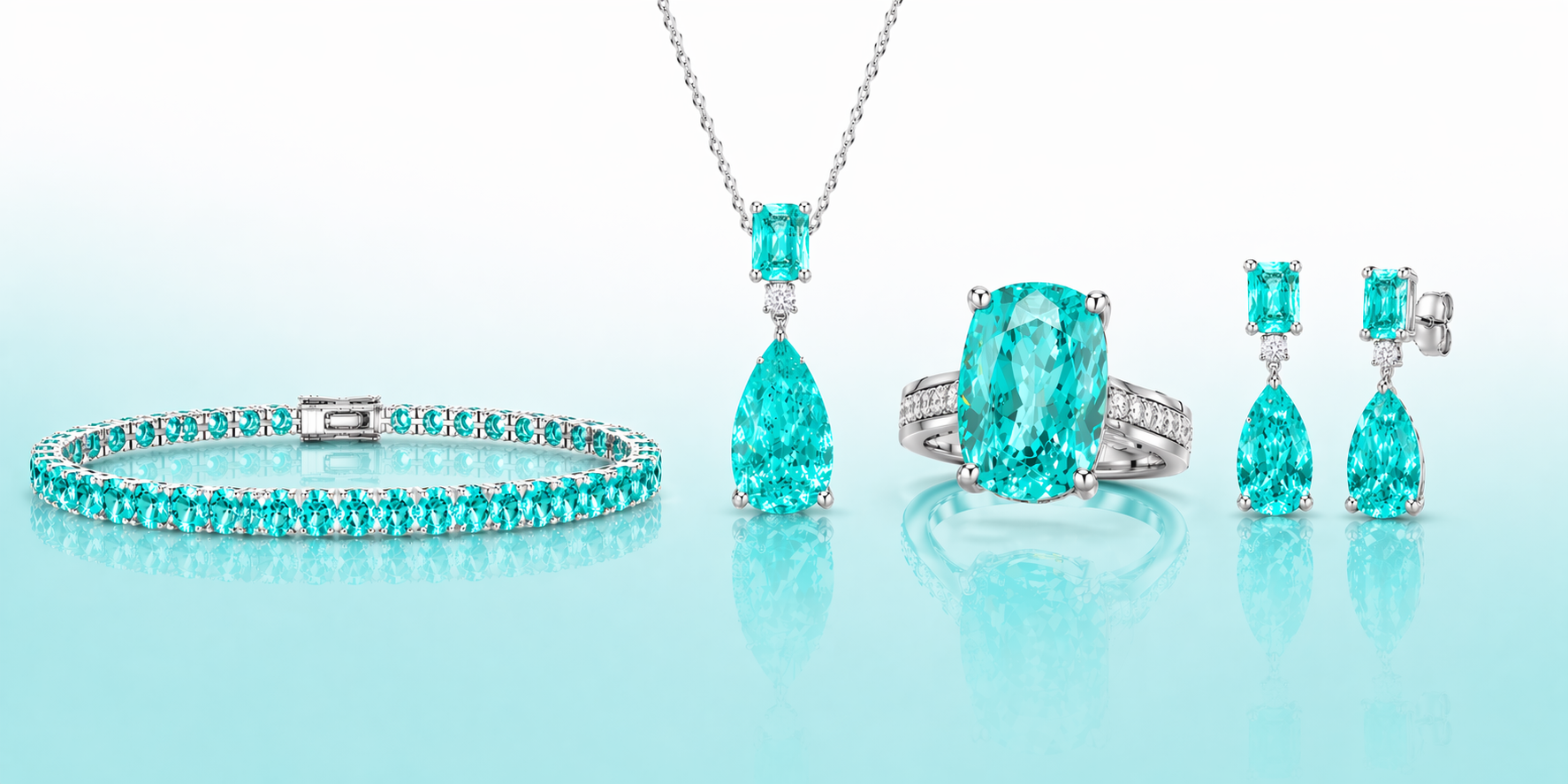 Semi Precious Gems + Silver Jewelry Sets