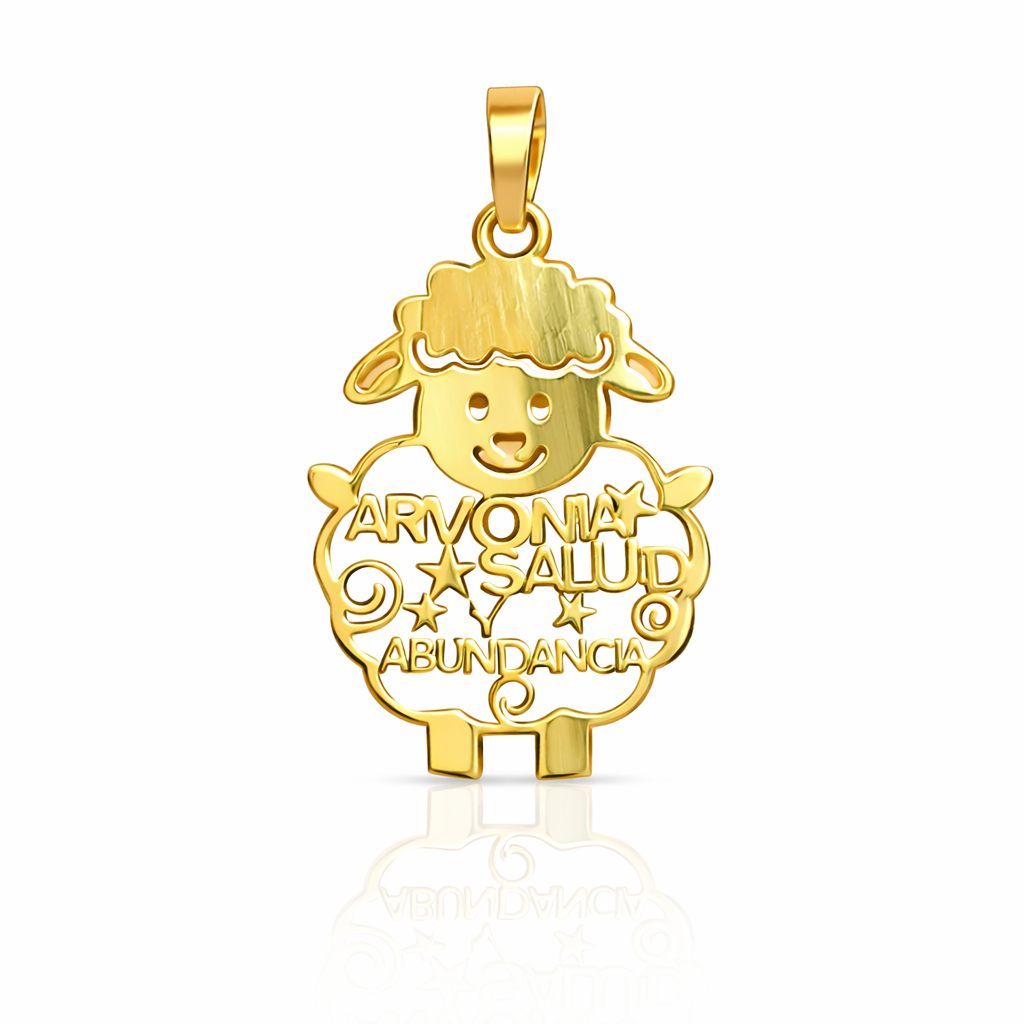 10K Lucky Sheep Gold Pendant