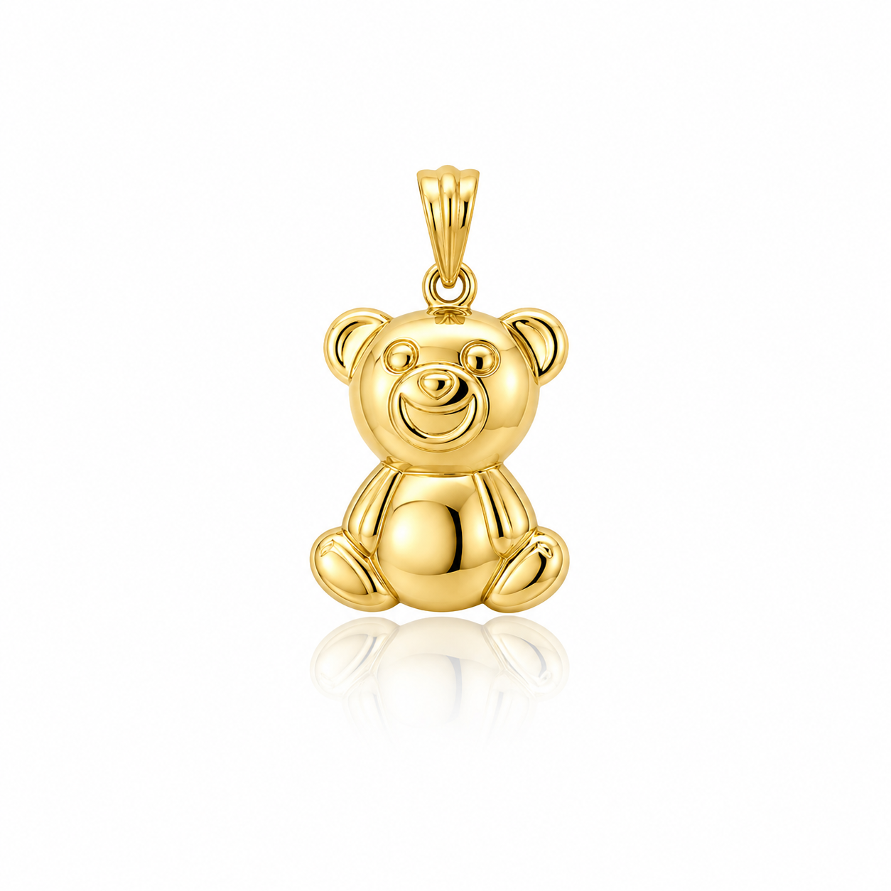 10K Teddy Bear Pendant