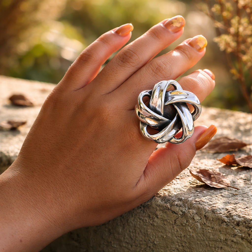 Orbit Knot Statement Ring