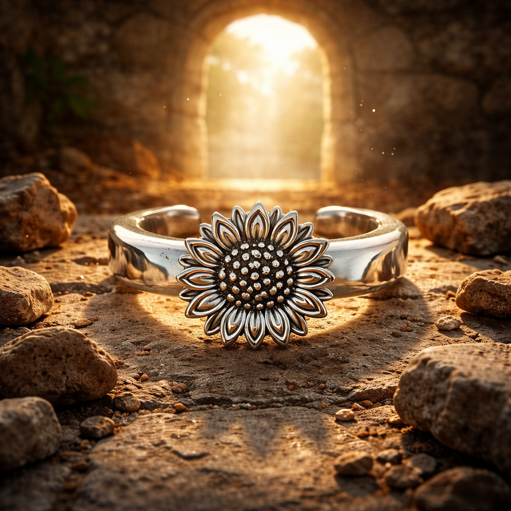 Pulsera Statement Sunburst Flower