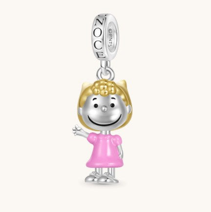 Sally Brown Dangle Charm – Peanuts